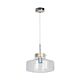 Holbeck 30 Scandinavian Glass Pendant Chrome - OL69291/30CL