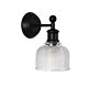 Brighton Wall Light Black / Clear - OL69371CL