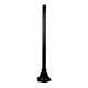 Plumb 60mm 1 Meter Post With Flange to Suit Post Tops Black - OL7051/1000BK