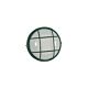 Large Outdoor Round Caged Bunker Green - OL7951GN