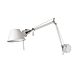 Forma 1 Light Adjustable Swing Arm Wall Light White - OL92965WH