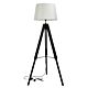 Trevi Floor Lamp c/w Shade Walnut - OL97997WN + OL91880