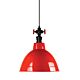 Yard/Bradway 1 Light Pendant Red - OL2295/35RD + OL69361BK