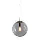 Newton 1 Light Clear Glass Pendant Medium Brushed Brass - SL64430BB