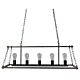 Island 5 Light Pendant Natural / Black - SL65115