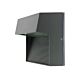 Vargo Square 6 Watt LED Step Light Graphite / Cool White - UA7411GP