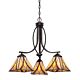 Asheville 3 Light Chandelier Mount Valiant Bronze - QZ/ASHEVILLE3