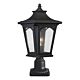 Bedford Medium Pedestal Lantern Mystic Black - QZ/BEDFORD3/M
