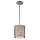 Confetti 1 Light Mini Pendant Old Silver - QZ/CONFETTI/P/S