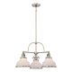 Grant 3 Light Chandelier Brushed Nickel - QZ.GRT5103BN