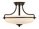 Griffin 3 Light Semi Flush Light Palladian Bronze - QZ/GRIFFIN/SFS PN