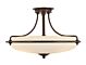 Griffin 4 Light Semi Flush Light Palladian Bronze - QZ/GRIFFIN/SFM PN