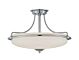 Griffin 4 Light Semi Flush Light Polished Chrome - QZ/GRIFFIN/SFM C