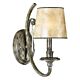 Kendra 1 Light Wall Light Mottled Silver/Oyster Mica - QZ/KENDRA1