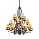 Kyle 16 Light Chandelier Imperial Bronze - QZ/KYLE16