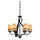 Kyle 6 Light Chandelier Imperial Bronze - QZ/KYLE6