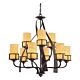 Kyle 9 Light Chandelier Imperial Bronze - QZ/KYLE9