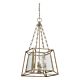 Lakeside 4 Light Pendant Vintage Gold - QZ/LAKESIDE4/P/A