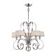 Madison Manor 5 Light Chandelier Imperial Silver - QZ/MADISONM5 IS
