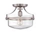 Penn Station Semi Flush Brushed Nickel - QZ/PENNSTAT/F BN