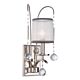 Whitney 1 Light Wall Light Imperial Silver - QZ/WHITNEY1