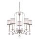 Whitney 5 Light Chandelier Imperial Silver - QZ/WHITNEY5