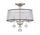 Whitney Semi Flush Imperial Silver - QZ/WHITNEY/SF