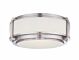 Wilkinson 3 Light Flush Light Brushed Nickel - OZ/WILKINSON/F