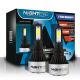 Nighteye H7 LED Headlight Light Bulbs Hi/Lo Beam Replace Halogen 72W 9000LM HID
