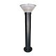 Bollard Dual Colour LED Light - Round Stainless Steel Black - SLDBL007/BLK