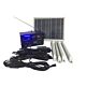 10W 4 Light Portable Lighting System with Radio and Remote - SLDPLSFM-10W