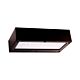 Rectangular Up/Down LED Wall Light - Black - SLDWL228-3K/BLK