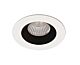 MDL-601 12 Watt Dimmable Fixed LED Downlight White & Black / Warm White - MDL-601-WHBK + MDL-16D-930G2