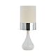Akira 1 Light Table Lamp White / Chrome - AKIRA TL-WHCH