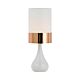 Akira 1 Light Table Lamp White / Copper - AKIRA TL-WHCP