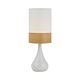 Akira 1 Light Table Lamp White / Oak - AKIRA TL-WHOAK