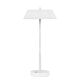 Allure 7 Watt LED Touch Lamp White & Silver / Warm White - ALLURE TL-WHSL