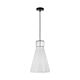Andy 1 Light Pendant Small Chrome / Opal - Andy PE26-CHOP