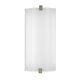 Arla 12 Watt Dimmable LED Wall Light Nickel Frost / Tri-Colour - ARLA WB15-NK