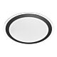 Astrid 30W Dimmable LED Oyster Light Satin & Black / Tri-Colour - ASTRID OY43-BK3C