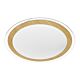 Astrid 30W Dimmable LED Oyster Light Satin & Oak / Tri-Colour - ASTRID OY43-OK3C