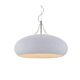 Beck 1 Light Pendant Medium White - BECK PE40-WH
