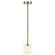 Bobo 1 Light 3W LED Pendant Antique Gold / Warm White - BOBO PE01-AGOM