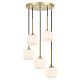 Bobo 5 Light 15W LED Pendant Antique Gold / Warm White - BOBO PE05-AGOM