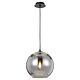 Bondi 1 Light Pendant Medium Black / Smoke - BONDI PE30-SM