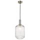Bonura 1 Light Pendant Large Nickel / Clear - BONURA PE20-NKCL
