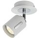 Burton 6 Watt Single LED Spotlight Matt White / Warm White - Burton SP1-WH