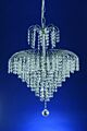 Cascade 5 Light Chandelier Medium Chrome - Cascade PE43-CH