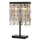 Cerone Crystal Table Lamp Black - CERONE TL-BKCHM