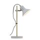 Corelli 1 Light Desk Lamp White / Antique Brass - CORELLI TL-WHAB